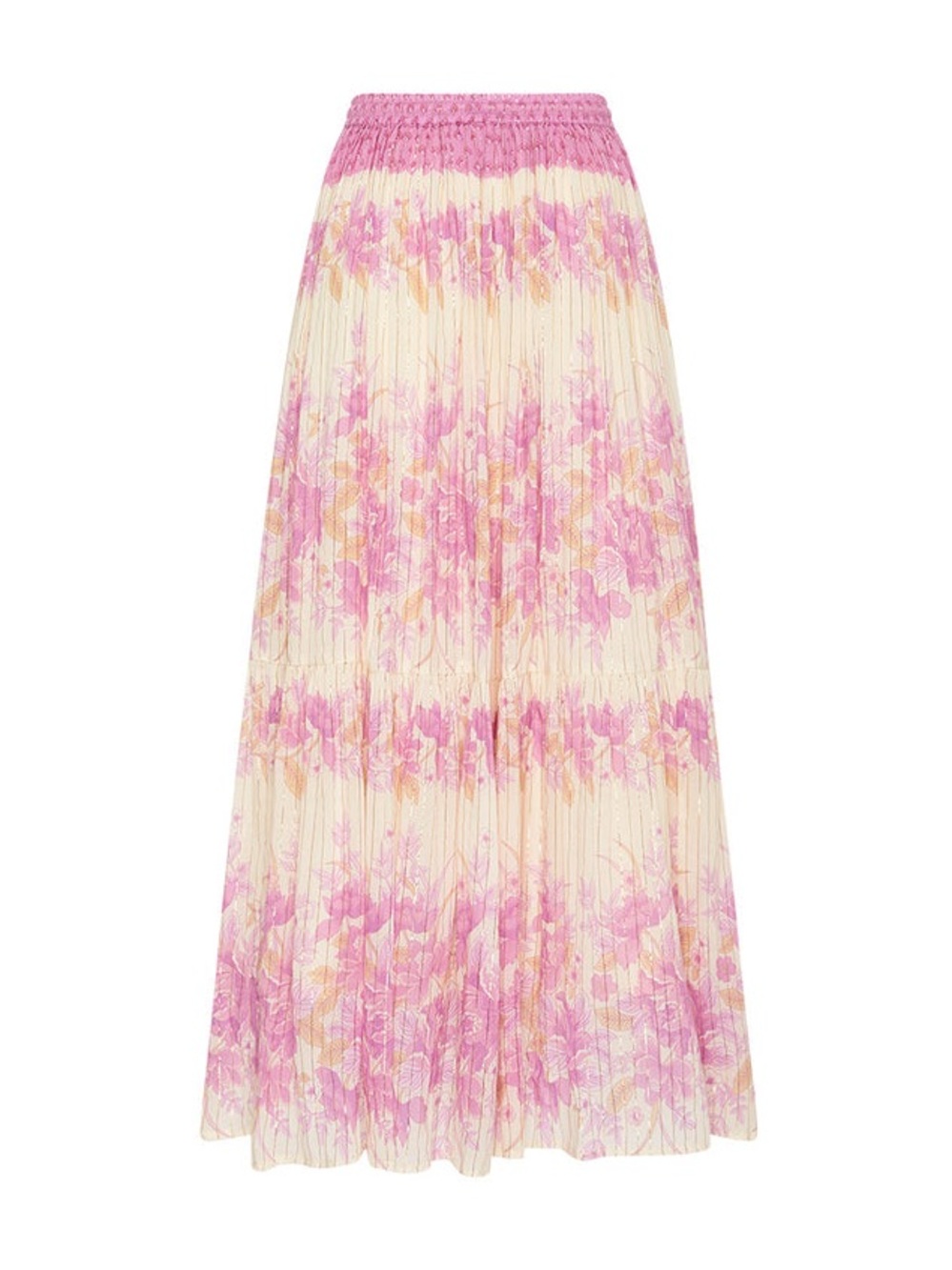 Spell & The Gypsy Collective Coco Lei Maxi Skirt in pink and cream floral print - Picture 4 of 10